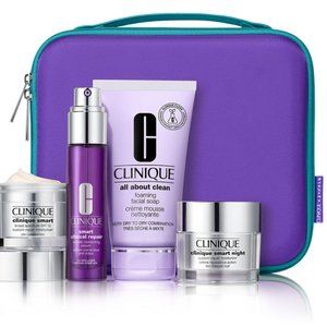 NIB ✅ Clinique Smart Super Stars: Clinique Smart Set $242 Value ✨ BNIB + CASE